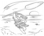 Printable moana disney  coloring pages